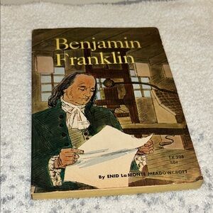 Benjamin Franklin by Enid LaMonte Meadowcroft 1962 1st Printing Paperback
